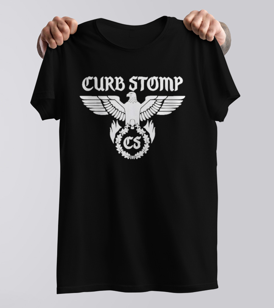 Curb Stomp CS Eagle Wings Crest T-Shirt