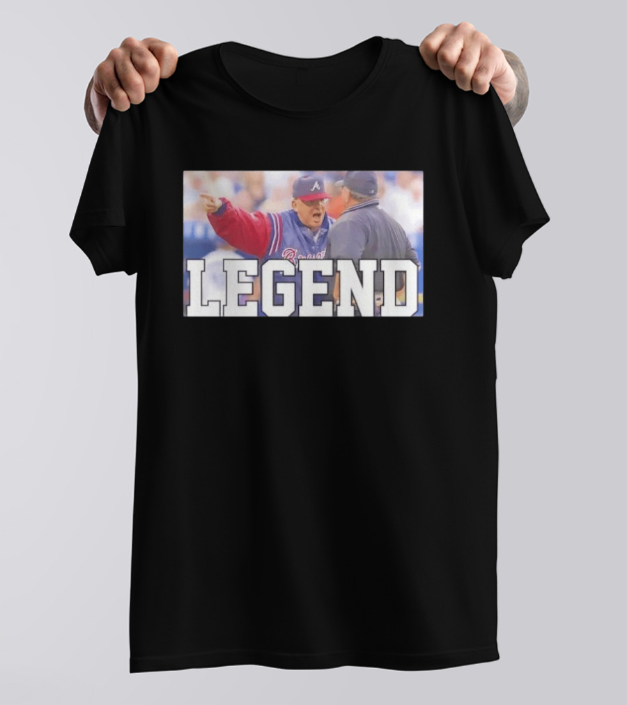 Legend Bobby Cox Umpire Dispute Atlanta Braves T-Shirt