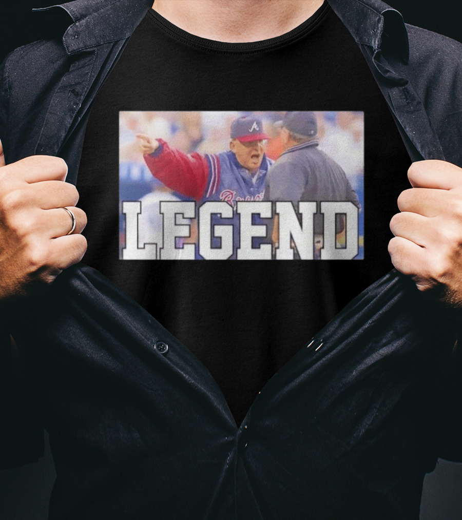 Legend Bobby Cox Umpire Dispute Atlanta Braves T-Shirt