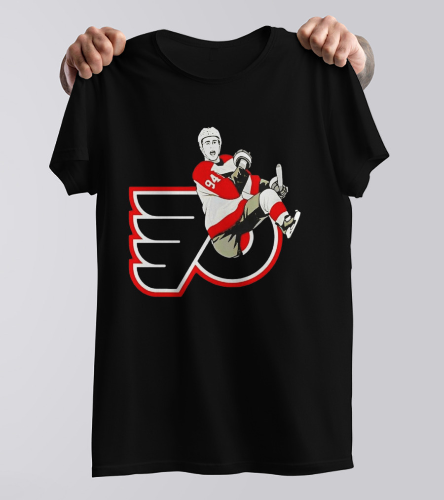 Philadelphia Flyers Porter Martone 94 Celebration T-Shirt
