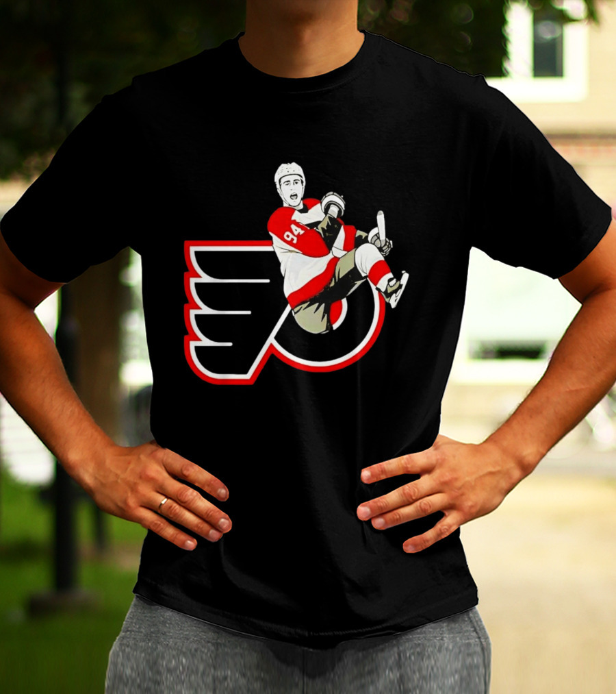 Philadelphia Flyers Porter Martone 94 Celebration T-Shirt