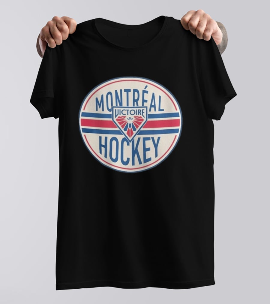 PWHL Shops Montreal Victoire Hockey Stadium Essentials Seal T-Shirt
