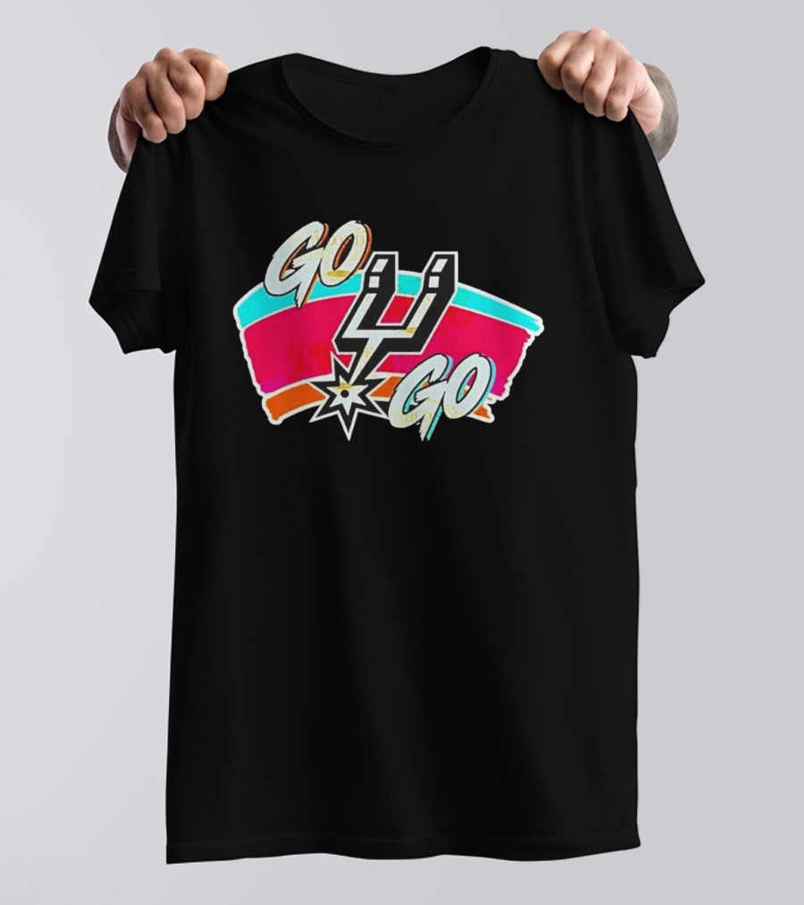 Go Spurs Go Basketball Game Day Spurs T-Shirt