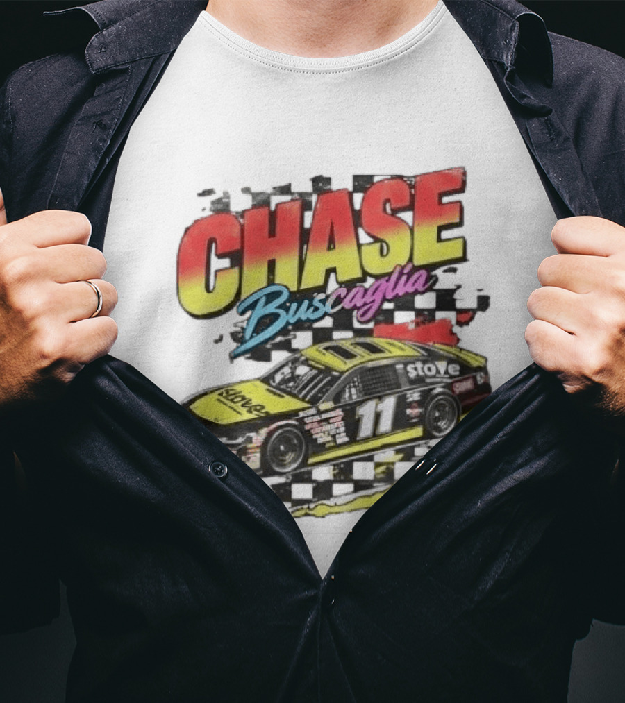 Chase Buscaglia Race Car Driver 11 Stove Philly Racing T-Shirt