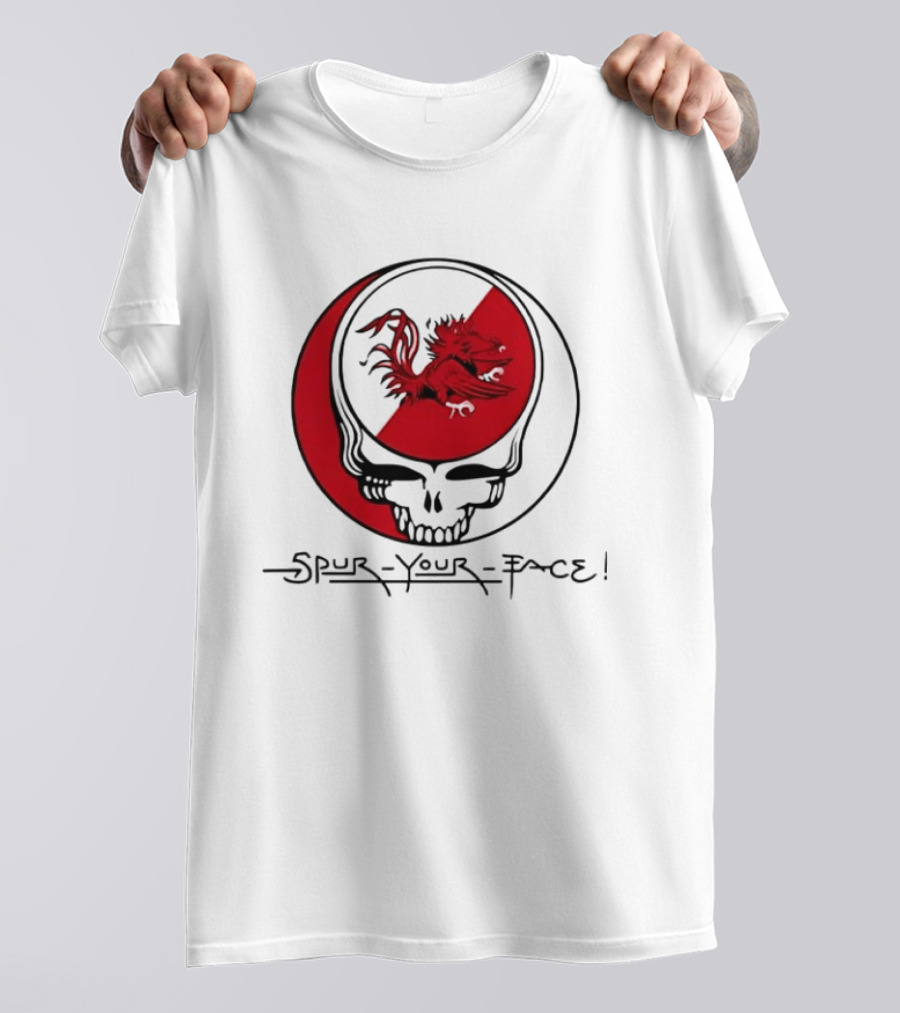 South Carolina Gamecocks Grateful Dead Spur Your Face T-Shirt