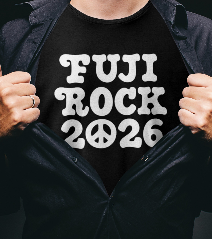 Fuji Rock 2026 Peace Symbol Festival Event T-Shirt