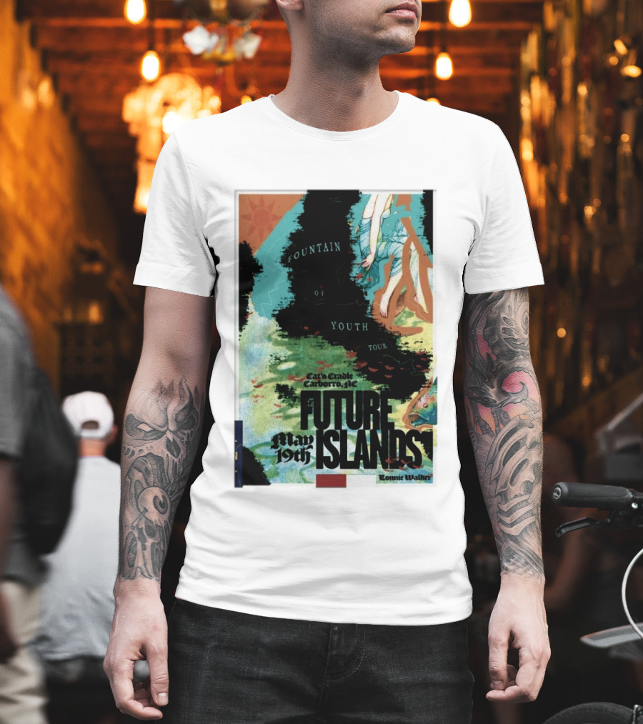 May 19 2026 Future Islands At Cat's Cradle Carrboro NC Fountain Of Youth Tour T-Shirt
