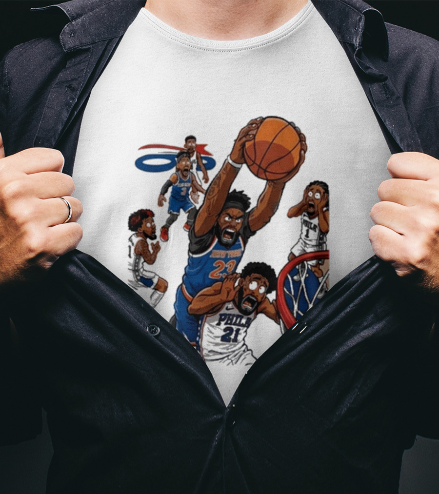 Josh Hart Monster Dunk New York Knicks Basketball Player Epic Slam T-Shirt
