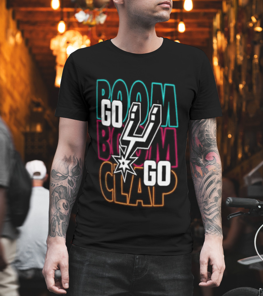 Go Spurs Boom Boom Clap Go Clap T-Shirt