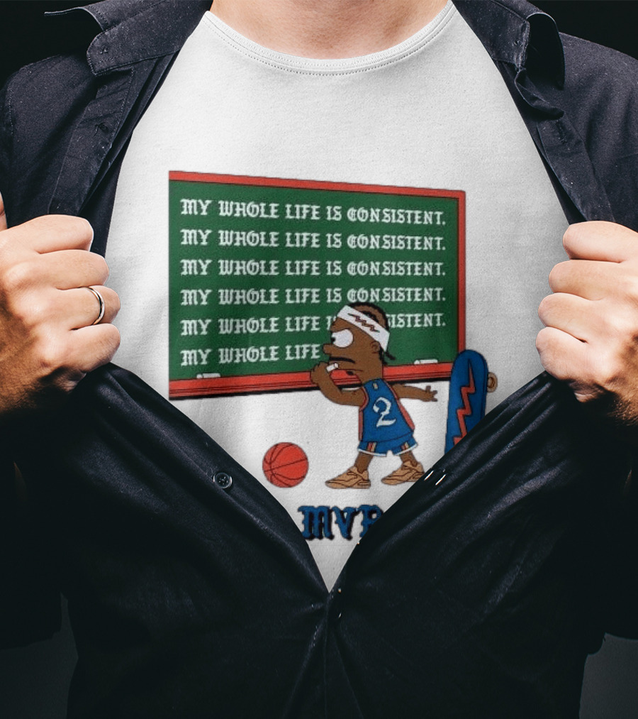 SGA MVP B2B My Whole Life Is Consistent Basketball Board Sk8 T-Shirt