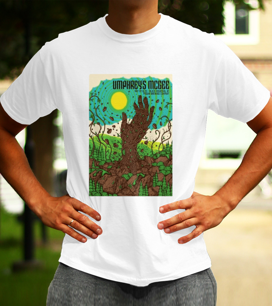 Umphrey's McGee May 22 23 Black Mountain NC Pisgah Brewing Company Tour T-Shirt