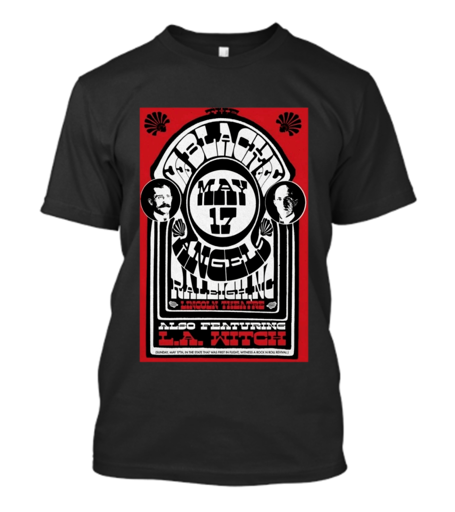 The Black Angels May 17 Raleigh NC Lincoln Theatre Featuring LA Witch 2026 T-Shirt