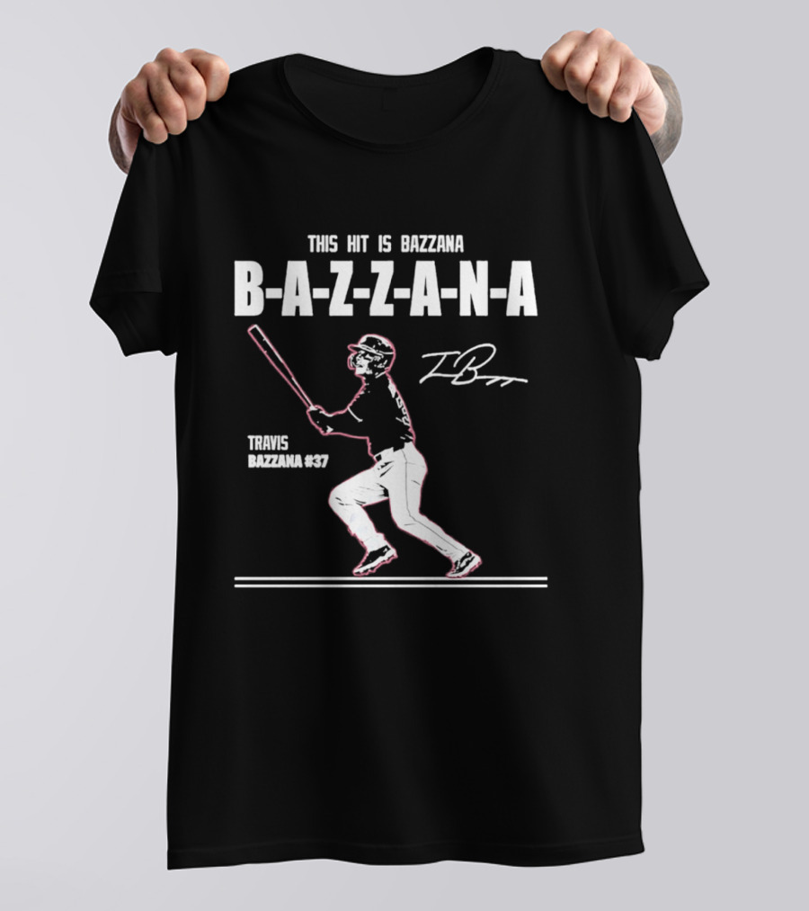 Travis Bazzana 37 Cleveland Baseball This Hit Is Bazzana Bazzana T-Shirt