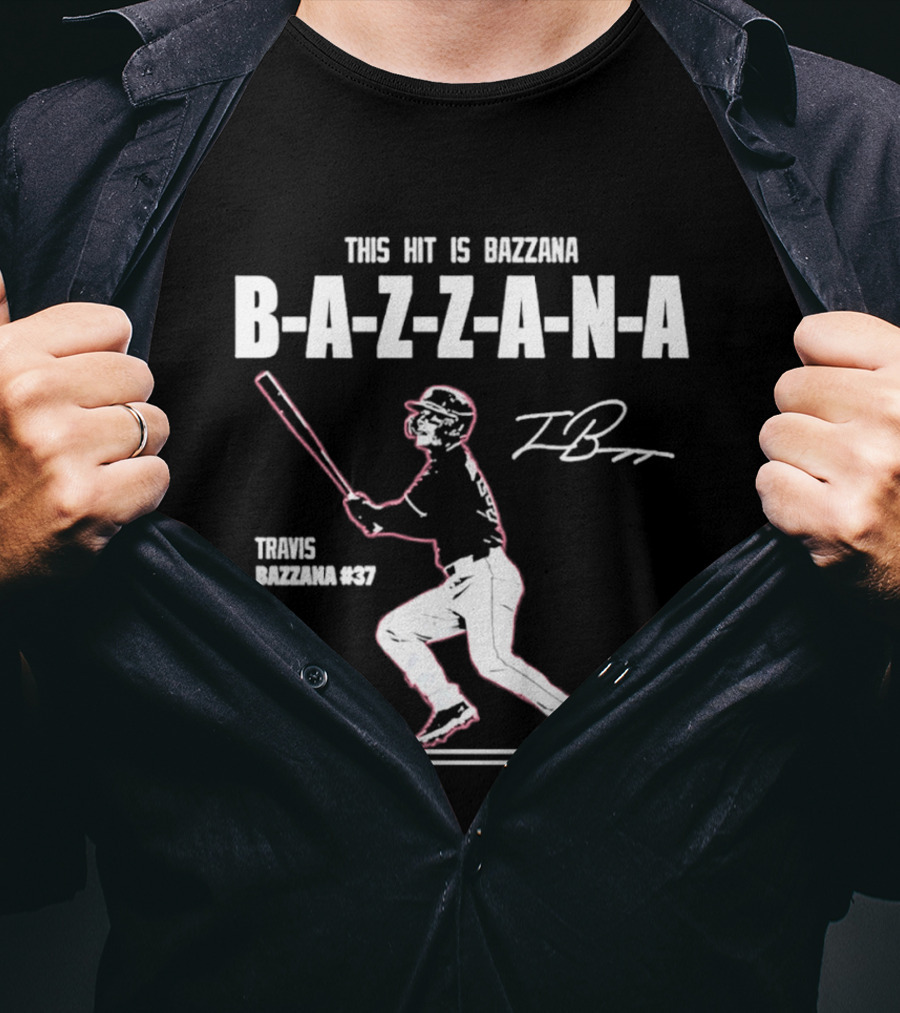 Travis Bazzana 37 Cleveland Baseball This Hit Is Bazzana Bazzana T-Shirt