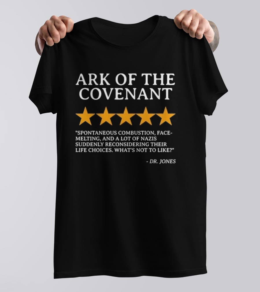 Ark Of The Covenant Five Star Review Dr. Jones T-Shirt