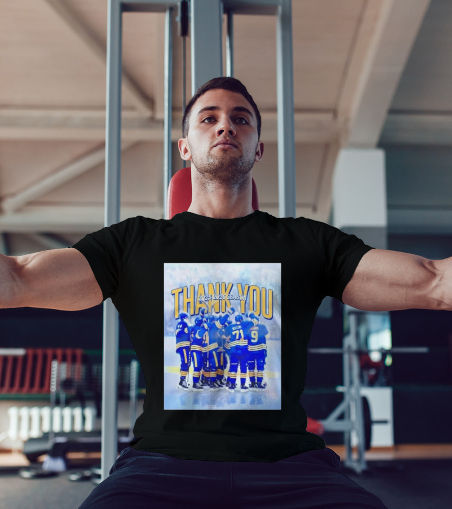 Buffalo Sabres Thank You 2025 2026 Season Players T-Shirt