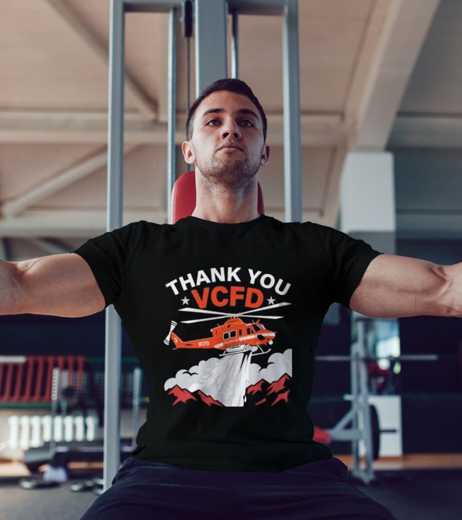 Thank You VCFD Helicopter Rescue T-Shirt