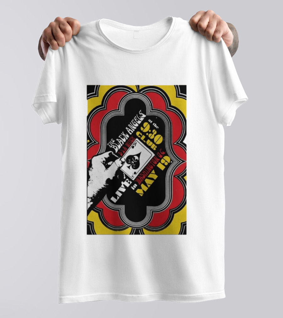 The Black Angels Live Washington DC May 19 2026 Playing Card T-Shirt