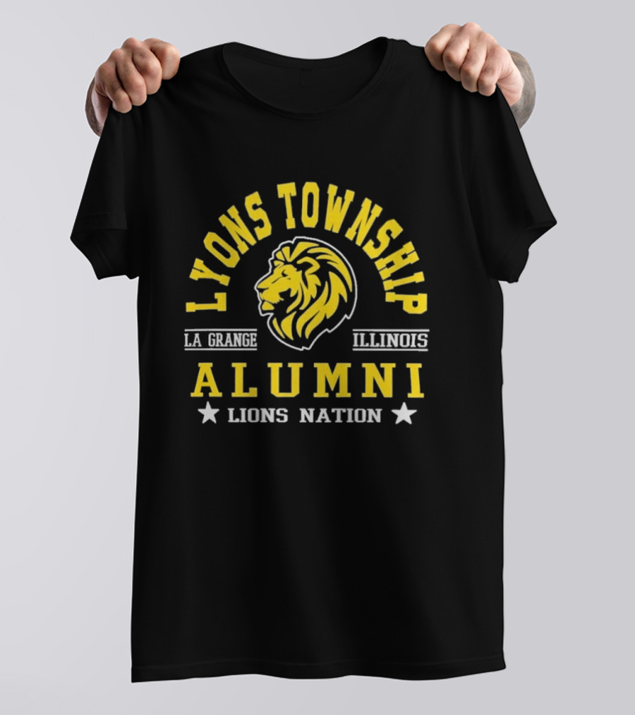 Lyons Township La Grange Illinois Alumni Lions Nation T-Shirt