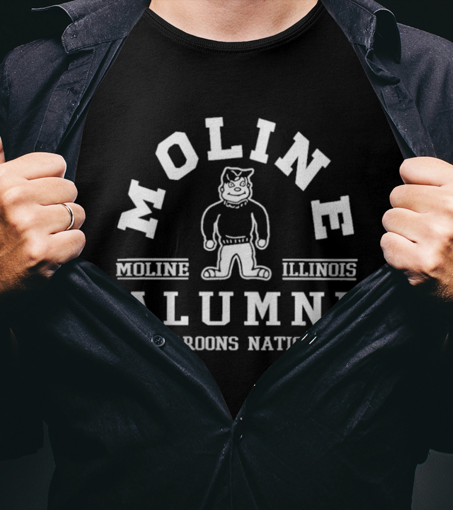 Moline Illinois Alumni Maroons Nation T-Shirt