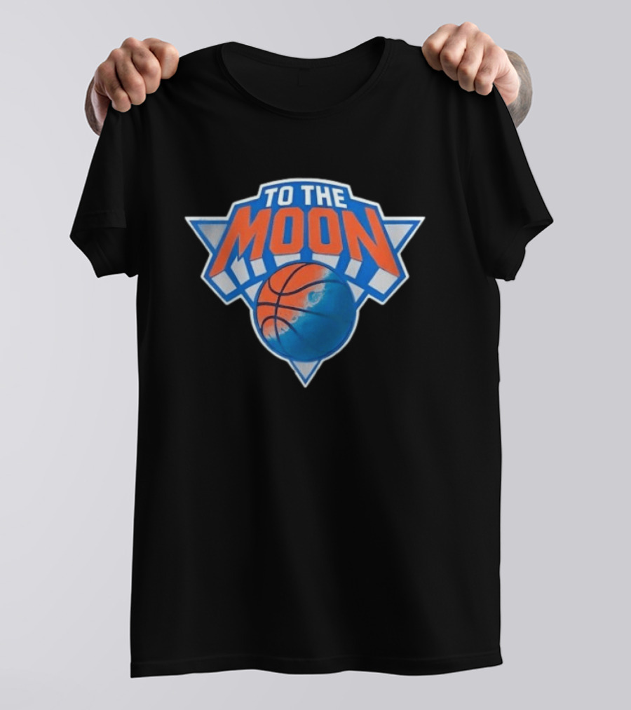 To The Moon New York Knicks Basketball T-Shirt