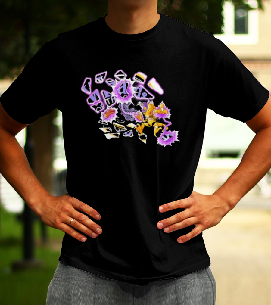 Pokémon Alakazam Psybeam Wizards Collaboration T-Shirt