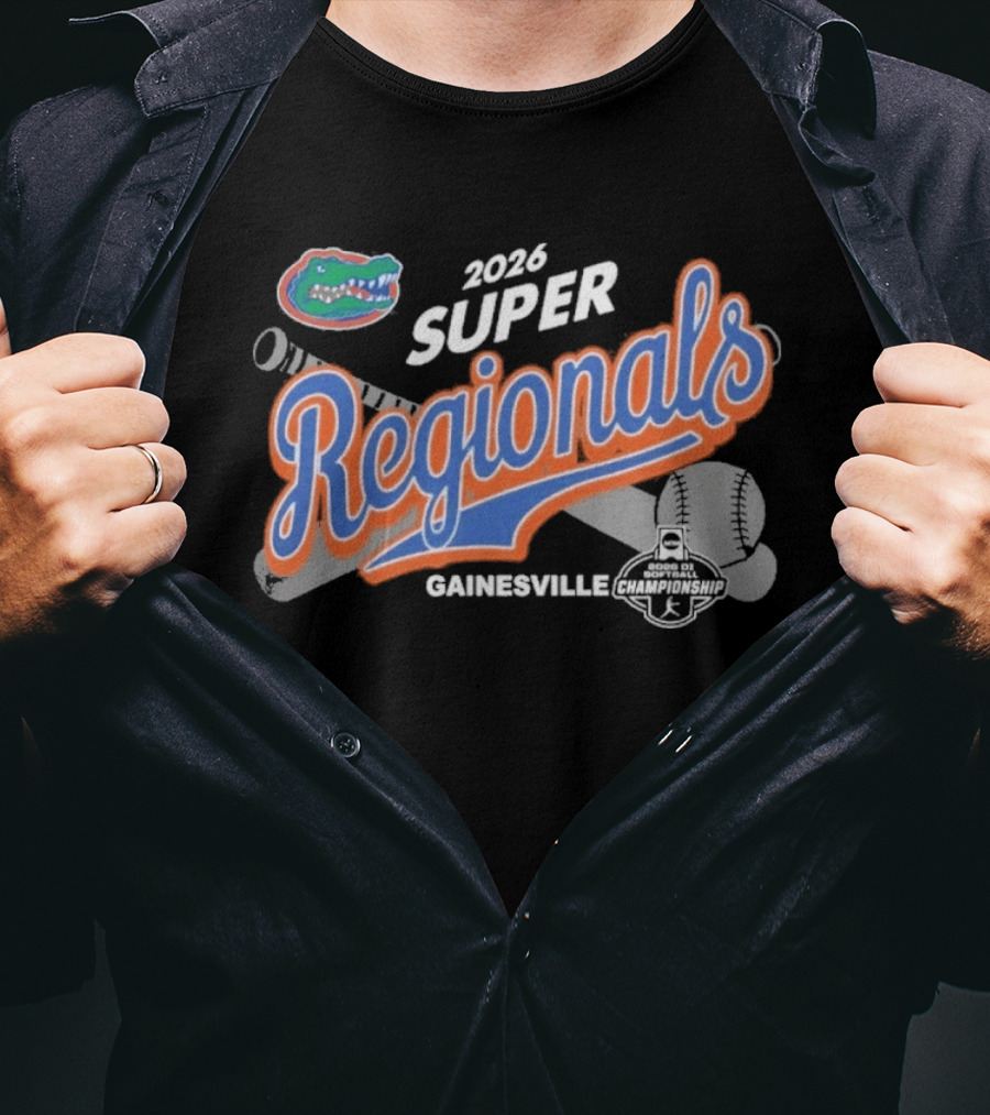 University Of Florida 2026 Gainesville Softball Super Regionals T-Shirt