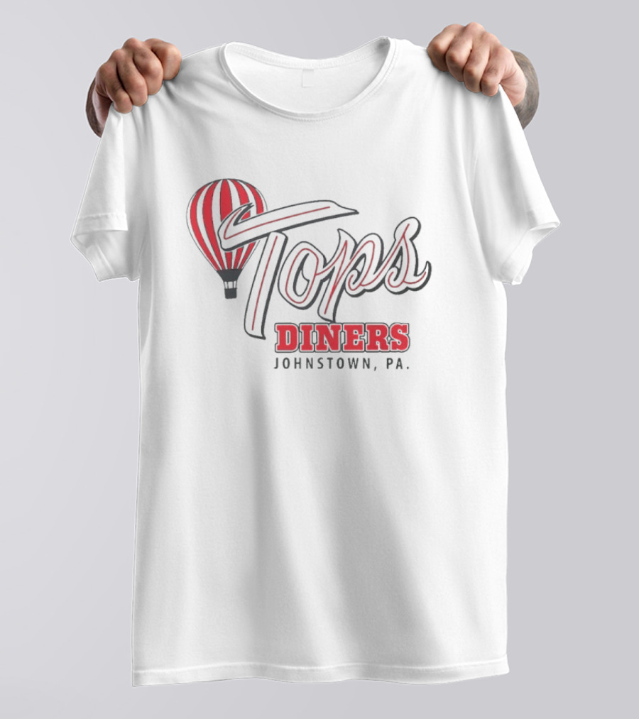 Tops Diners Hot Air Balloon Johnstown PA T-Shirt