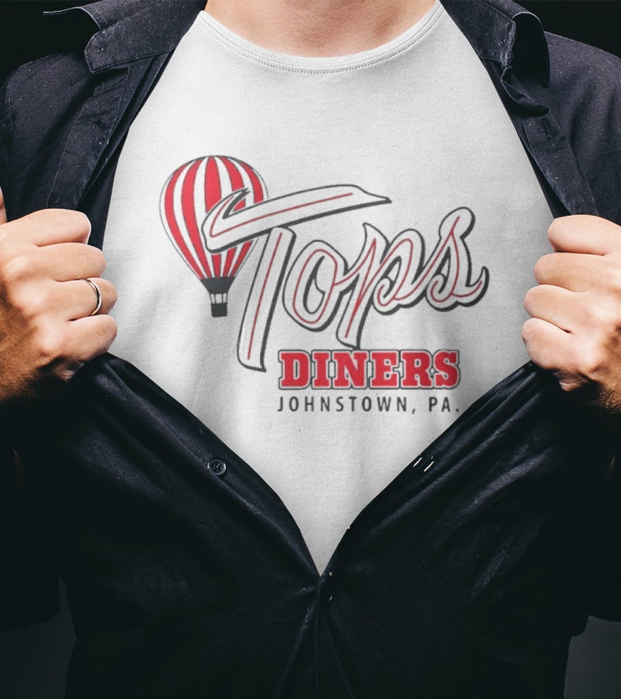 Tops Diners Hot Air Balloon Johnstown PA T-Shirt