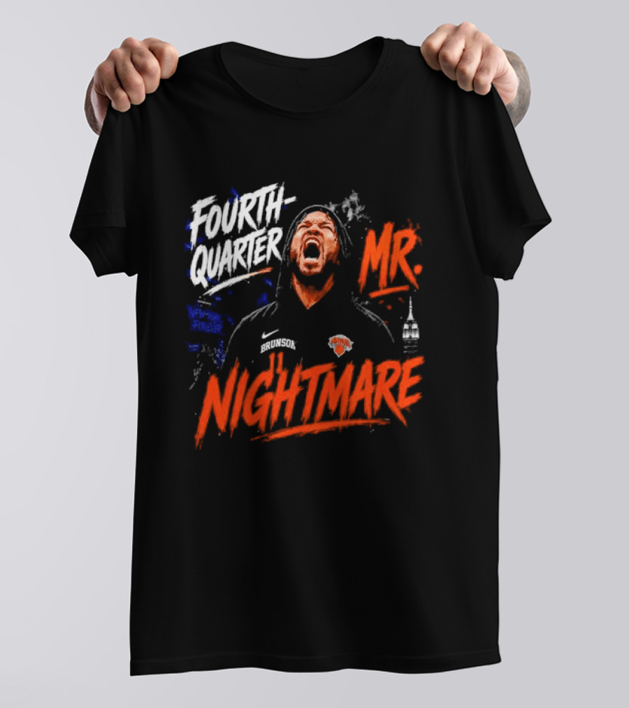 Fourth Quarter Mr. Nightmare New York Knicks T-Shirt