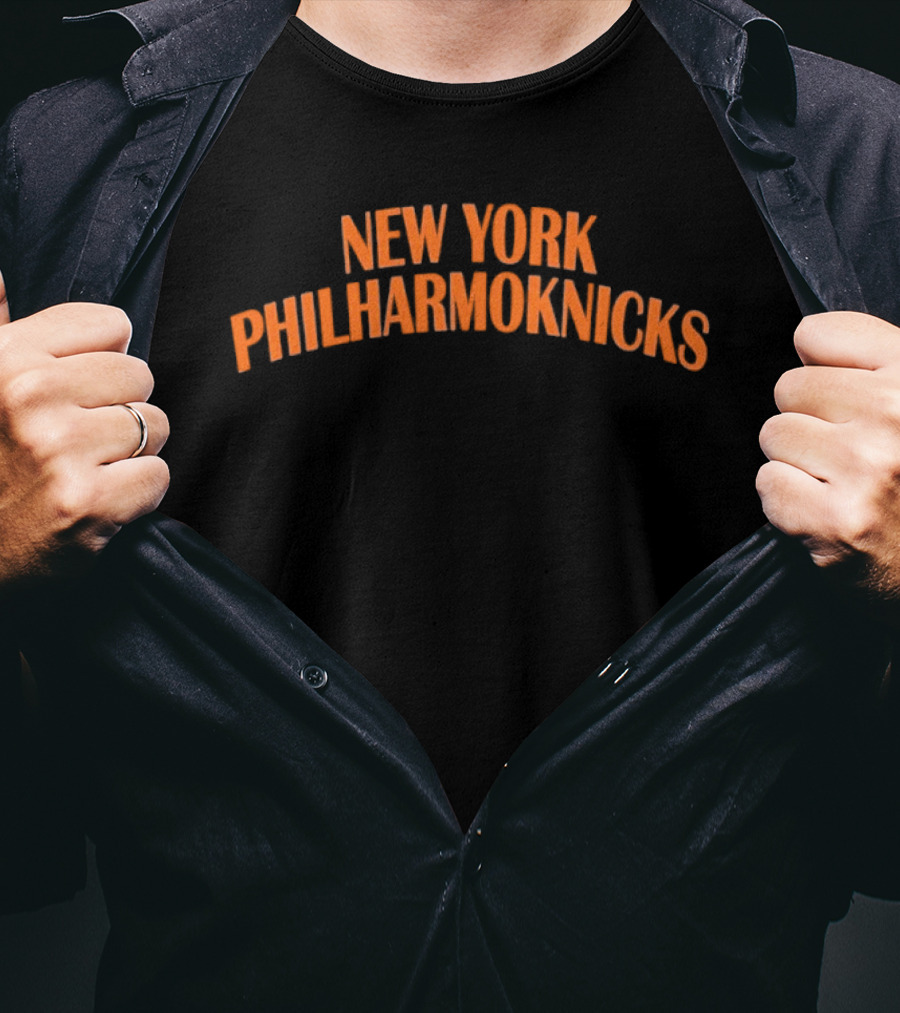 New York Philharmoknicks Knicks Inspired Collaboration T-Shirt