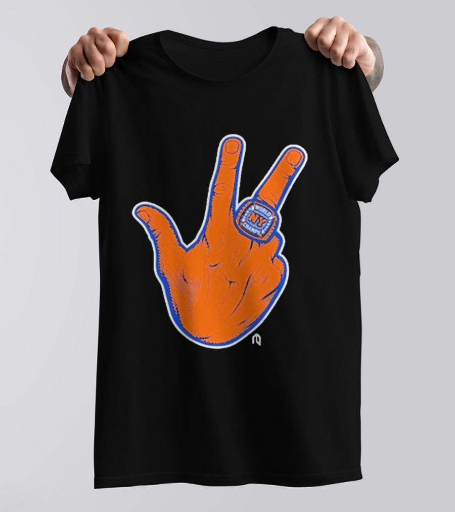 World Champion NY Ring Finger Gesture T-Shirt