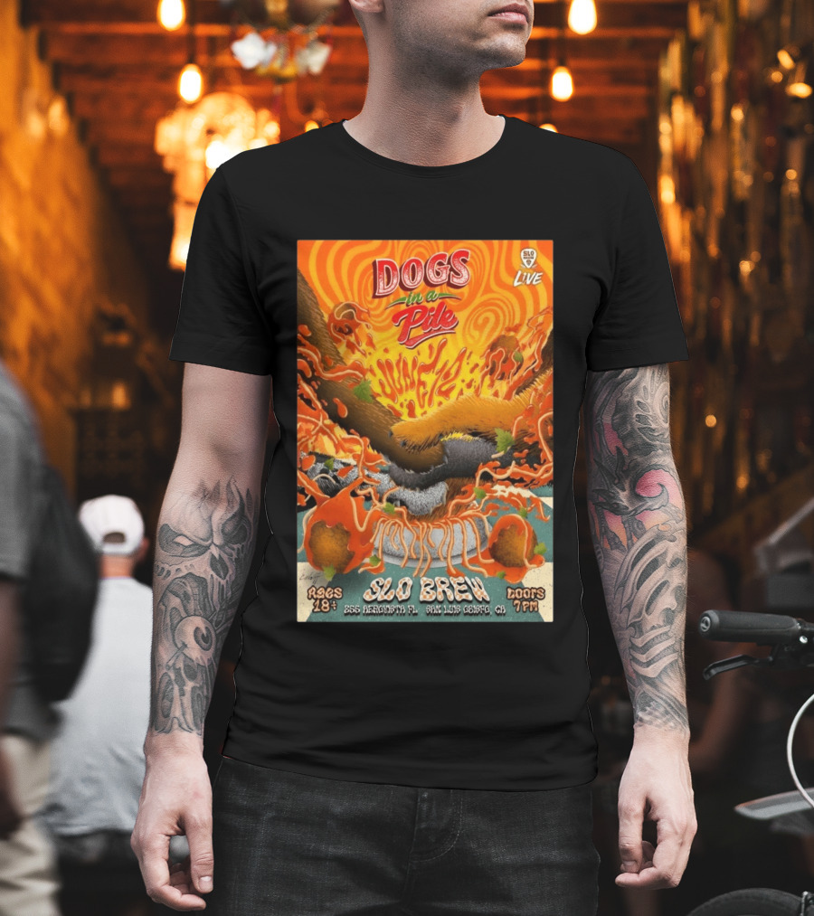 Dogs In A Pile SLO Brew San Luis Obispo June 12 2026 Live Event T-Shirt