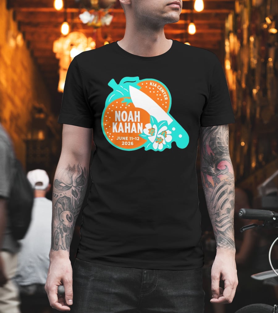 Noah Kahan June 11 12 2026 Kia Center Event Orlando FL T-Shirt