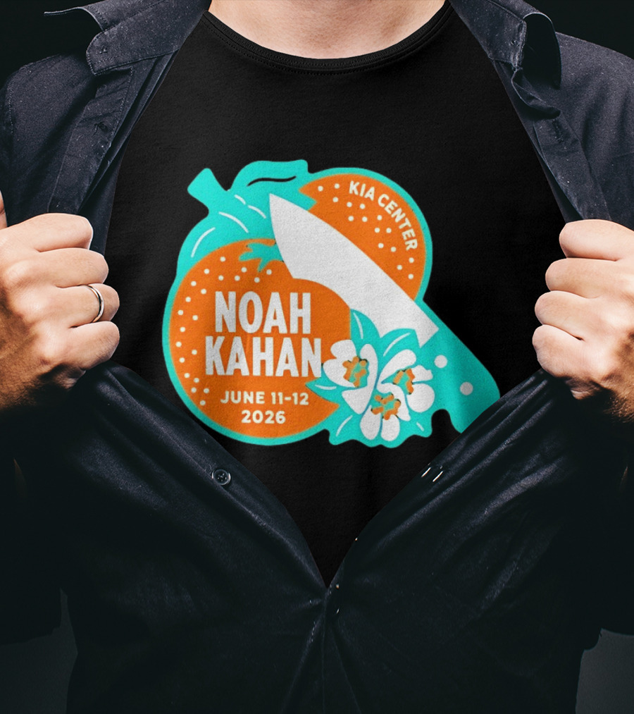 Noah Kahan June 11 12 2026 Kia Center Event Orlando FL T-Shirt
