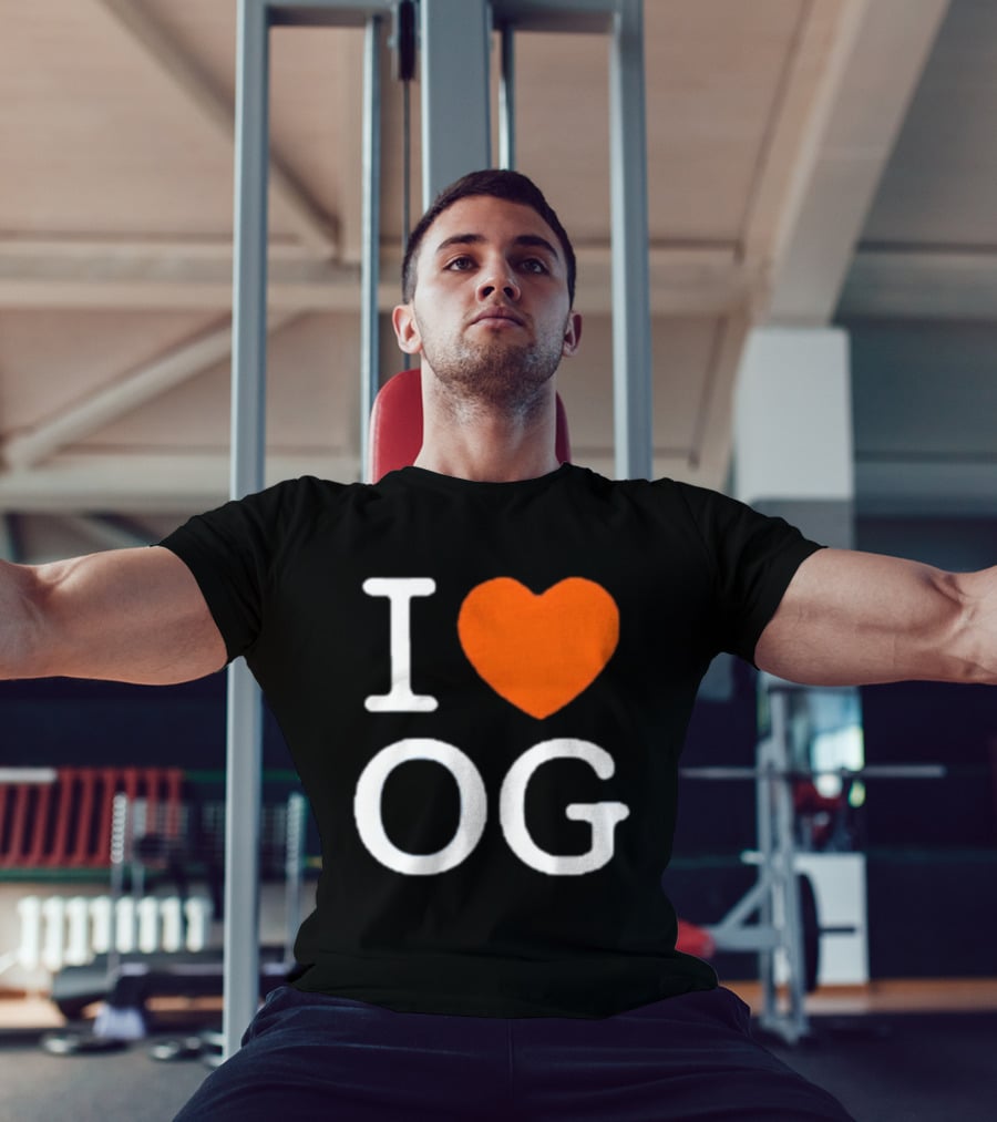 I Love OG Anunoby Orange Heart Knicks T-Shirt