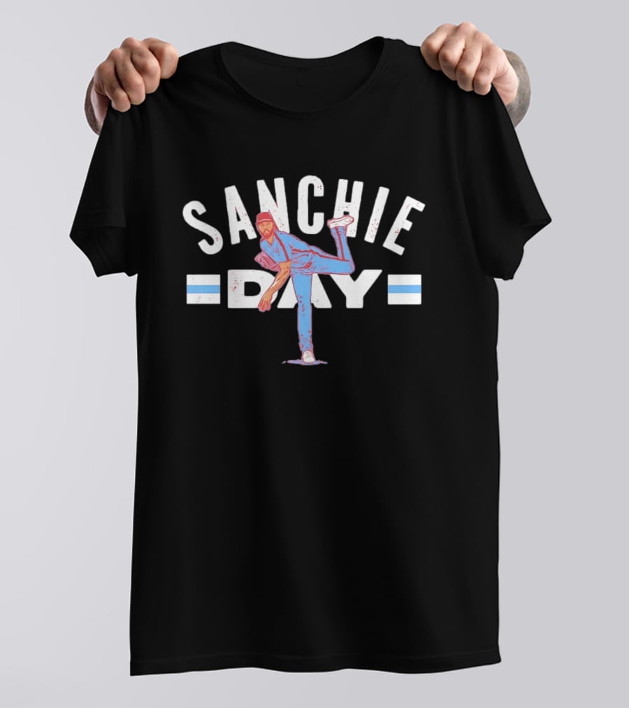 Sanchie Day Chicago Cubs Sanchez Pitcher Baseball T-Shirt