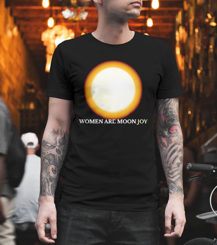Women Are Moon Joy Full Moon Glow T-Shirt