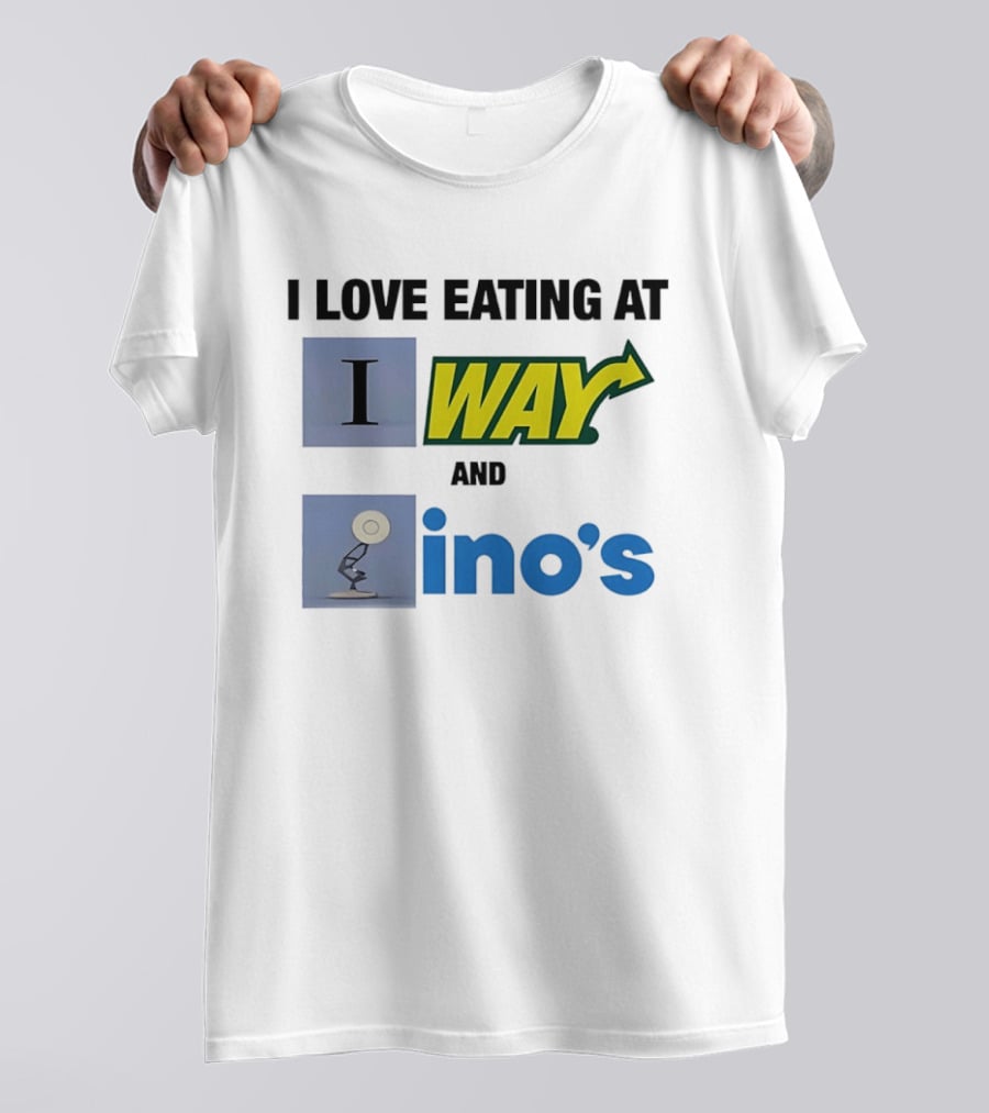 I Love Eating At IWAY And Ino's Lamp T-Shirt