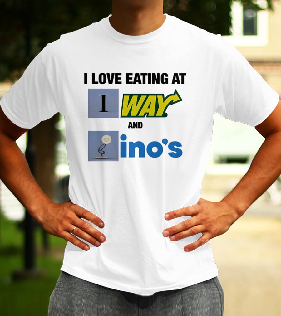 I Love Eating At IWAY And Ino's Lamp T-Shirt