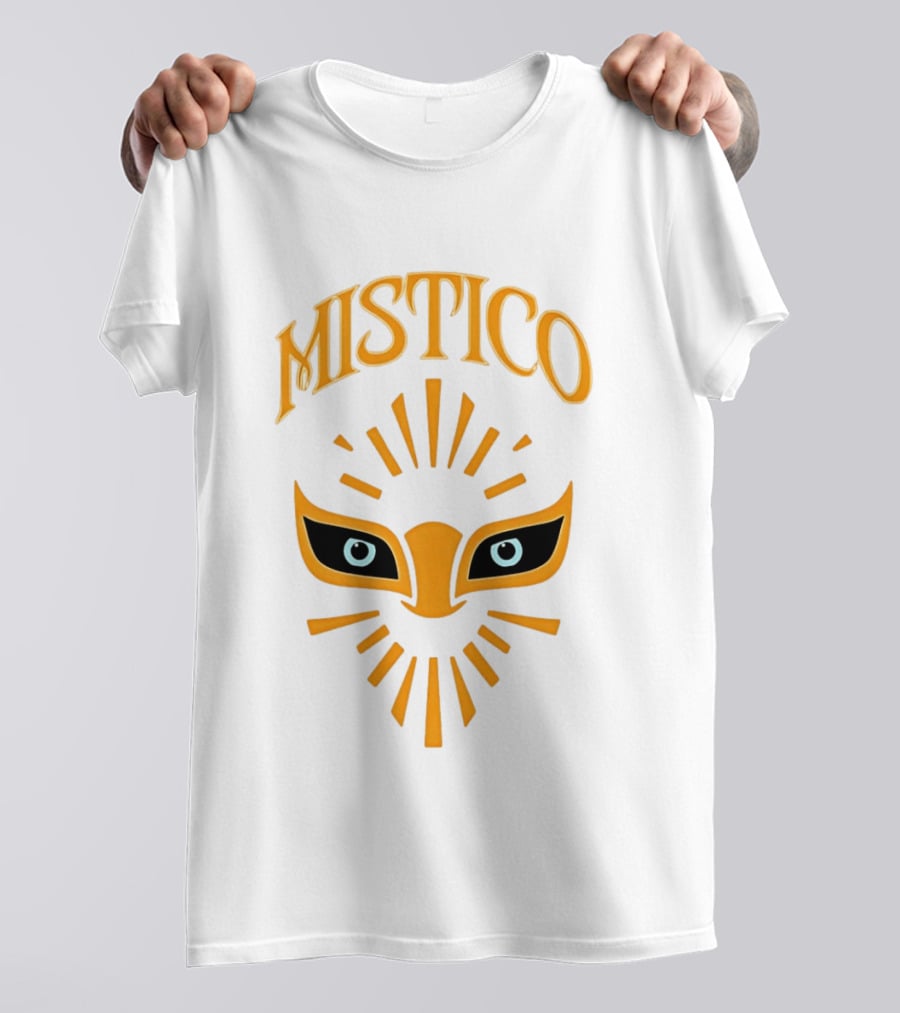 Mistico Mask Iconic Symbol With Radiant T-Shirt