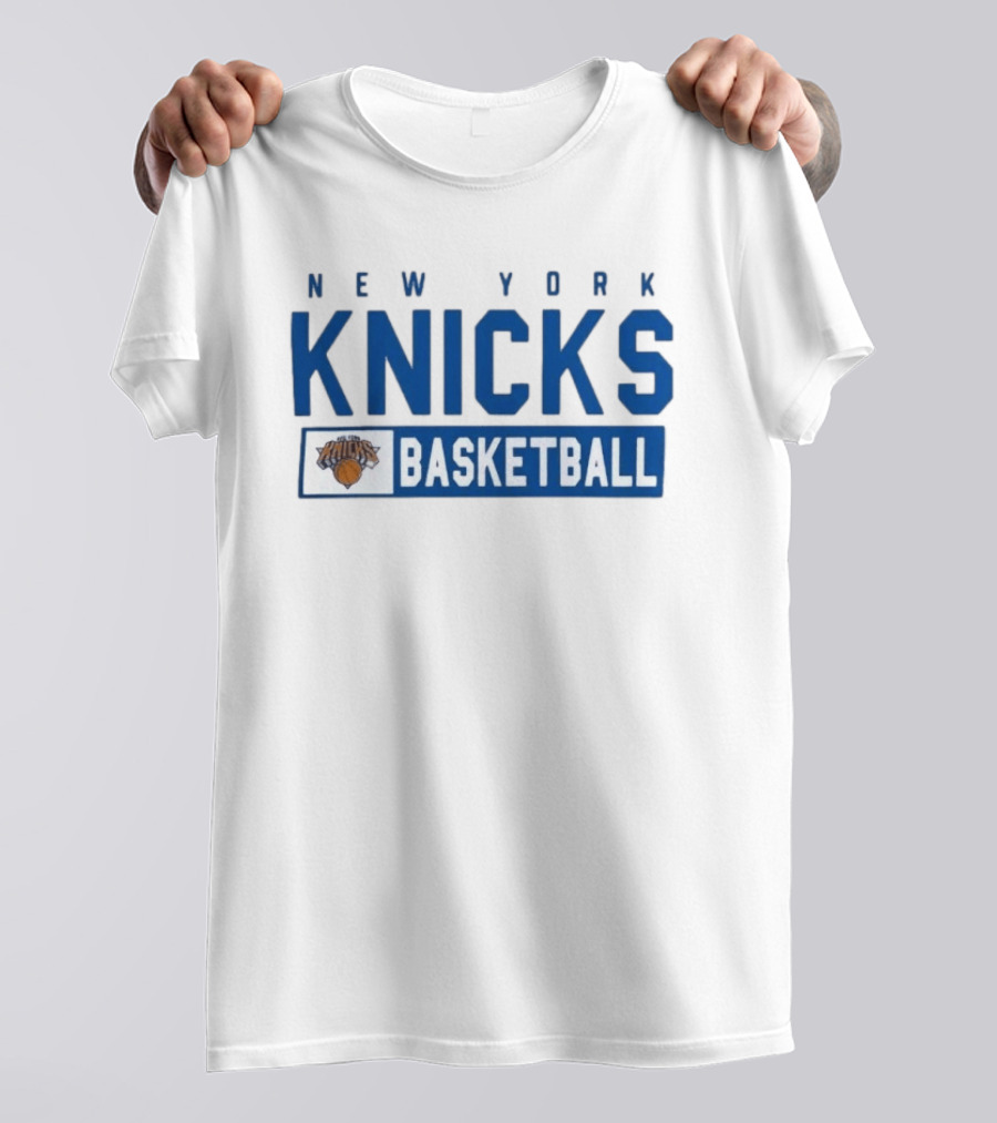 New York Knicks Basketball Classic Grey Heather NBA Fan Gear T-Shirt