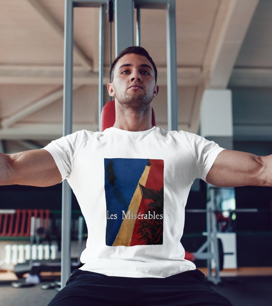 Les Misérables Barricade Tricolor Shadow And Flag Scenery T-Shirt