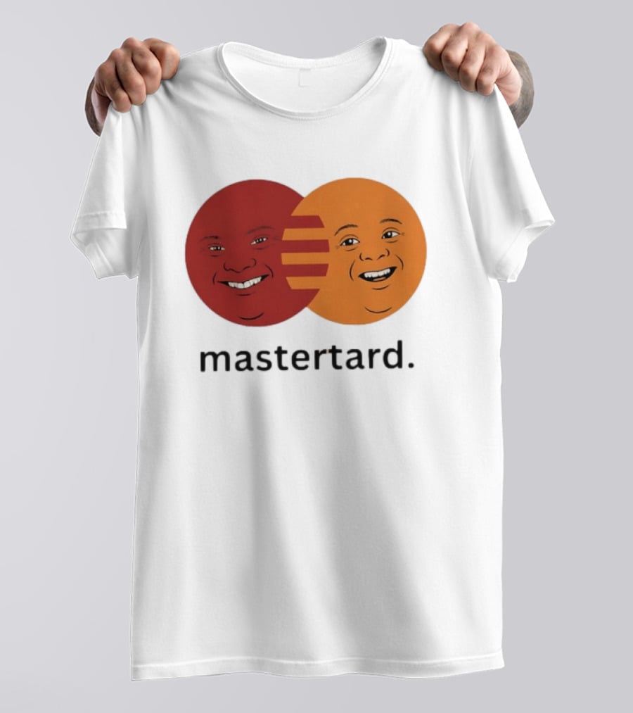 Mastertard Meme Funny Smile Parody Circles T-Shirt