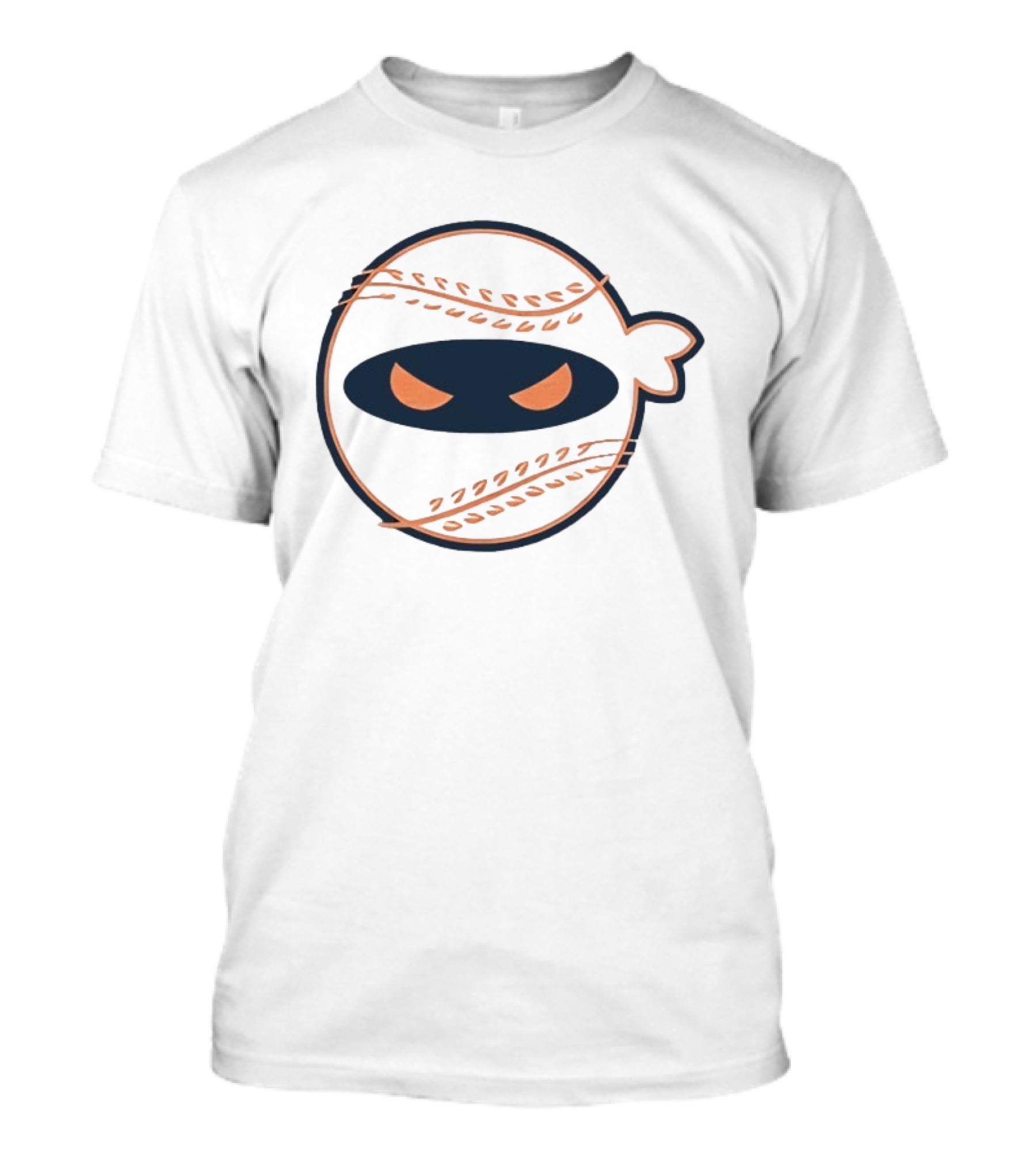 Pitching Ninja Baseball Icon Wisco T-Shirt
