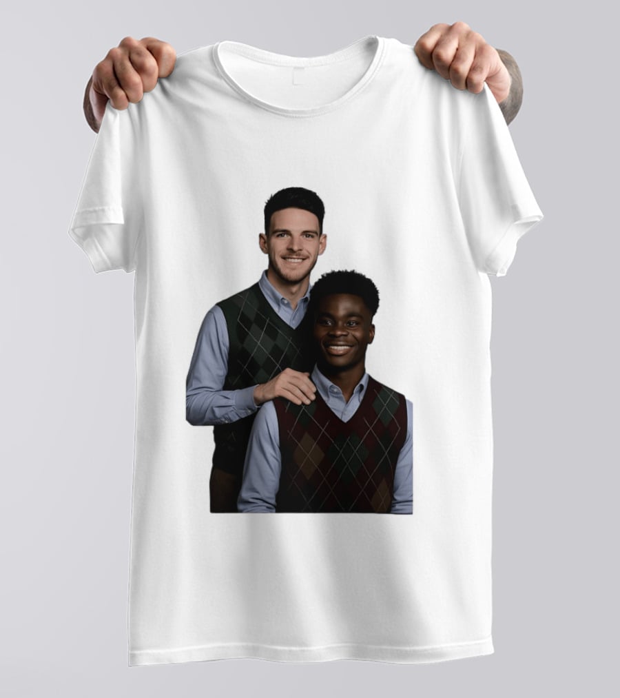 Saka Declan Rice Step Brother Arsenal FC Football Duo T-Shirt