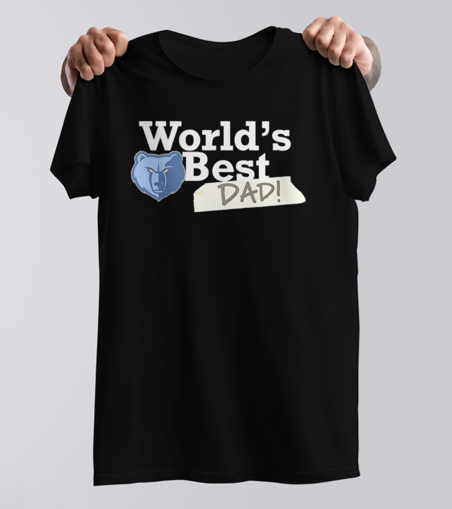 Memphis Grizzlies World's Best Dad 2026 Fathers Day T-Shirt