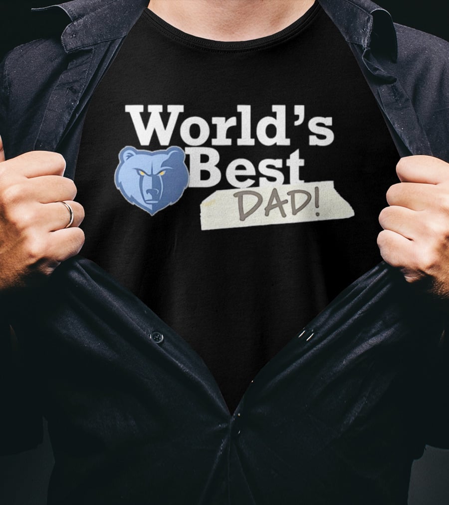 Memphis Grizzlies World's Best Dad 2026 Fathers Day T-Shirt