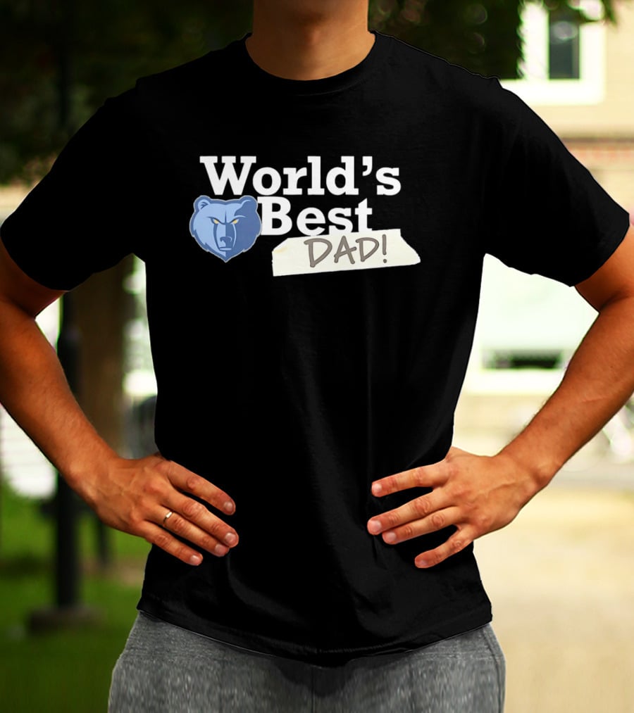 Memphis Grizzlies World's Best Dad 2026 Fathers Day T-Shirt