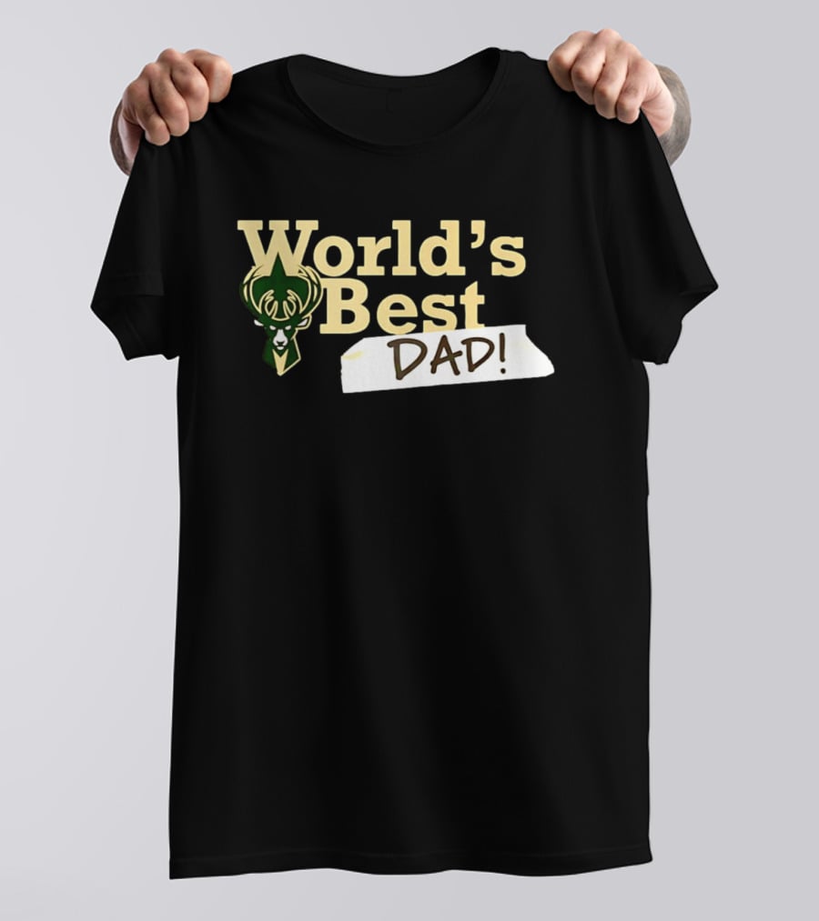 Milwaukee Bucks World's Best Dad 2026 T-Shirt